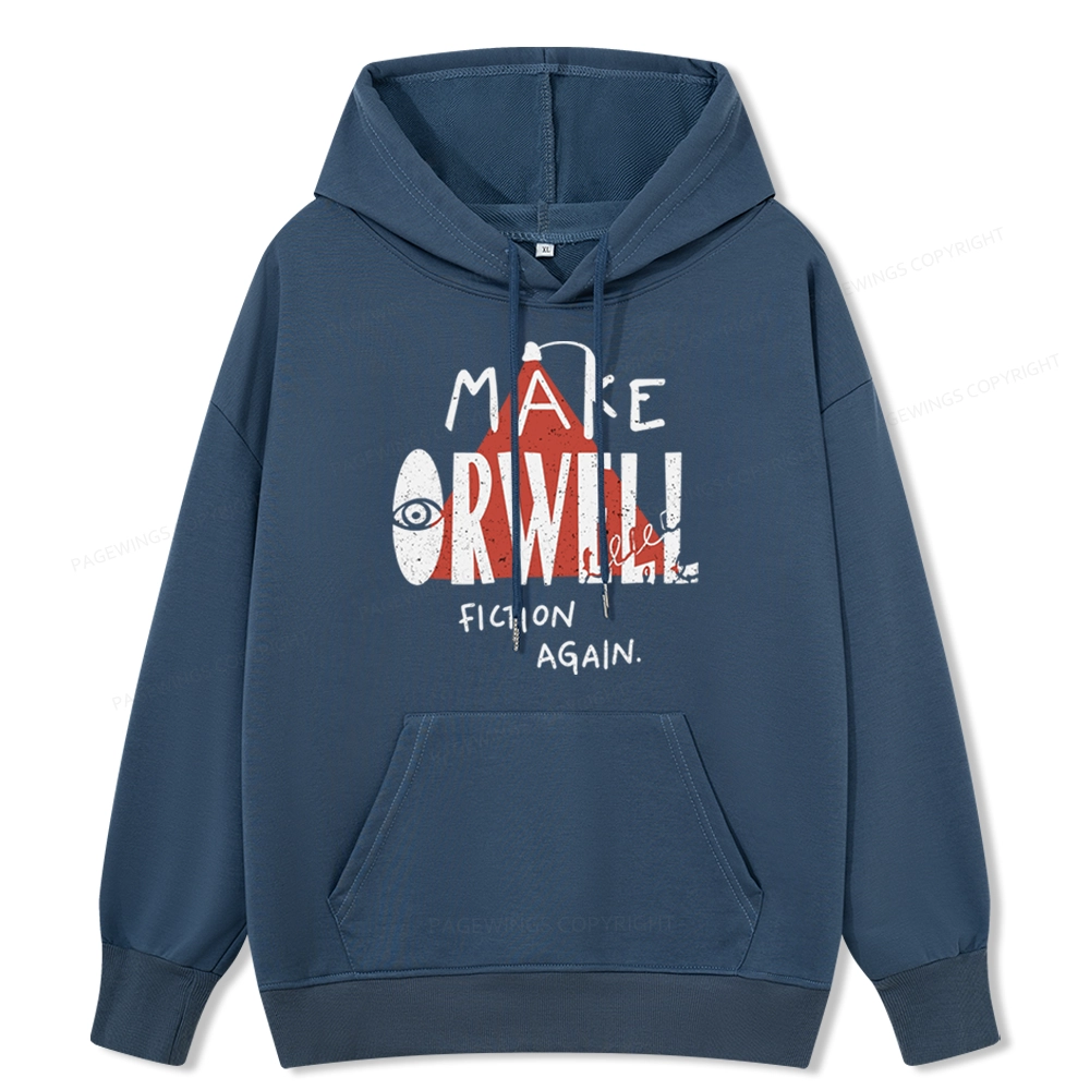 Pagewings Make Orwell Fiction Again Unisex Classic Hoodie