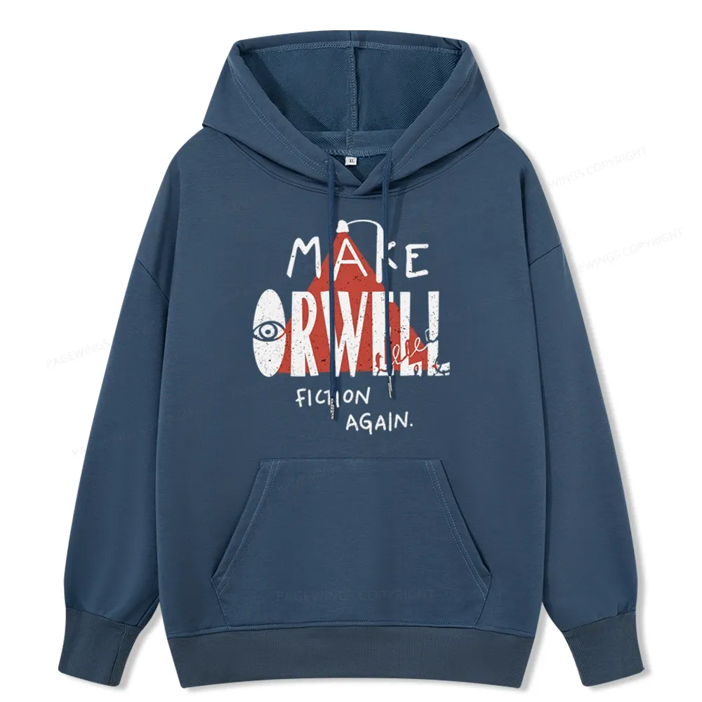 Pagewings Make Orwell Fiction Again Unisex Classic Hoodie