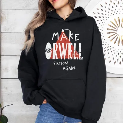 Pagewings Make Orwell Fiction Again Unisex Classic Hoodie