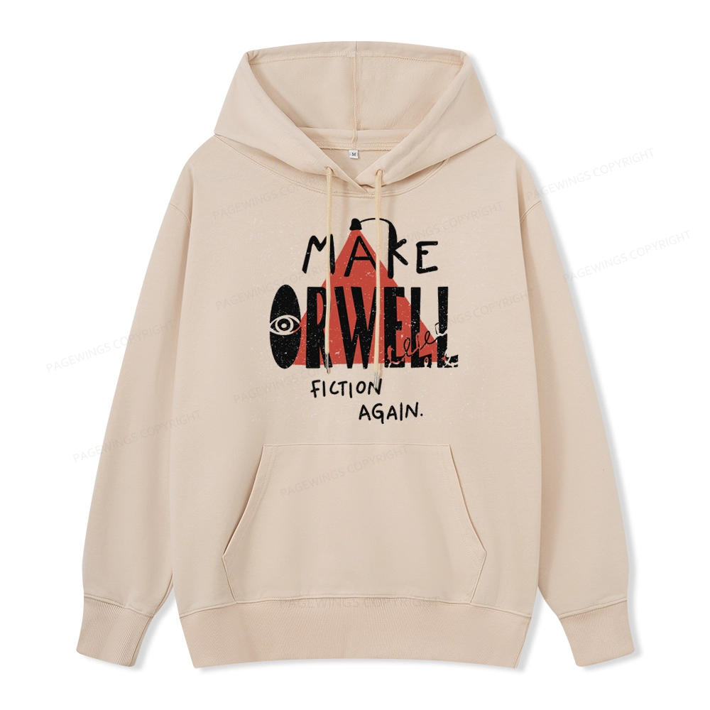 Pagewings Make Orwell Fiction Again Unisex Classic Hoodie