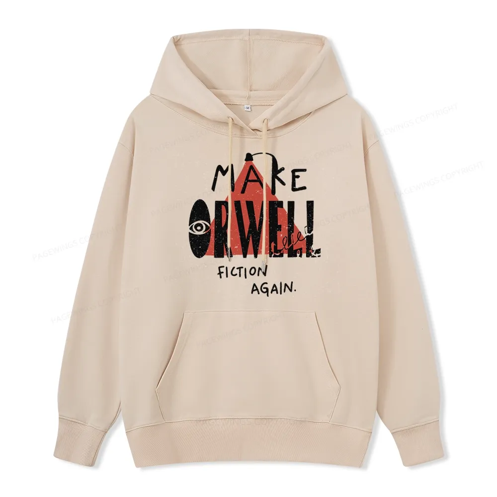 Pagewings Make Orwell Fiction Again Unisex Classic Hoodie