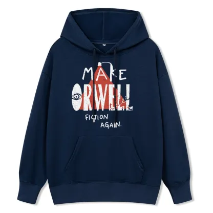 Pagewings Make Orwell Fiction Again Unisex Classic Hoodie
