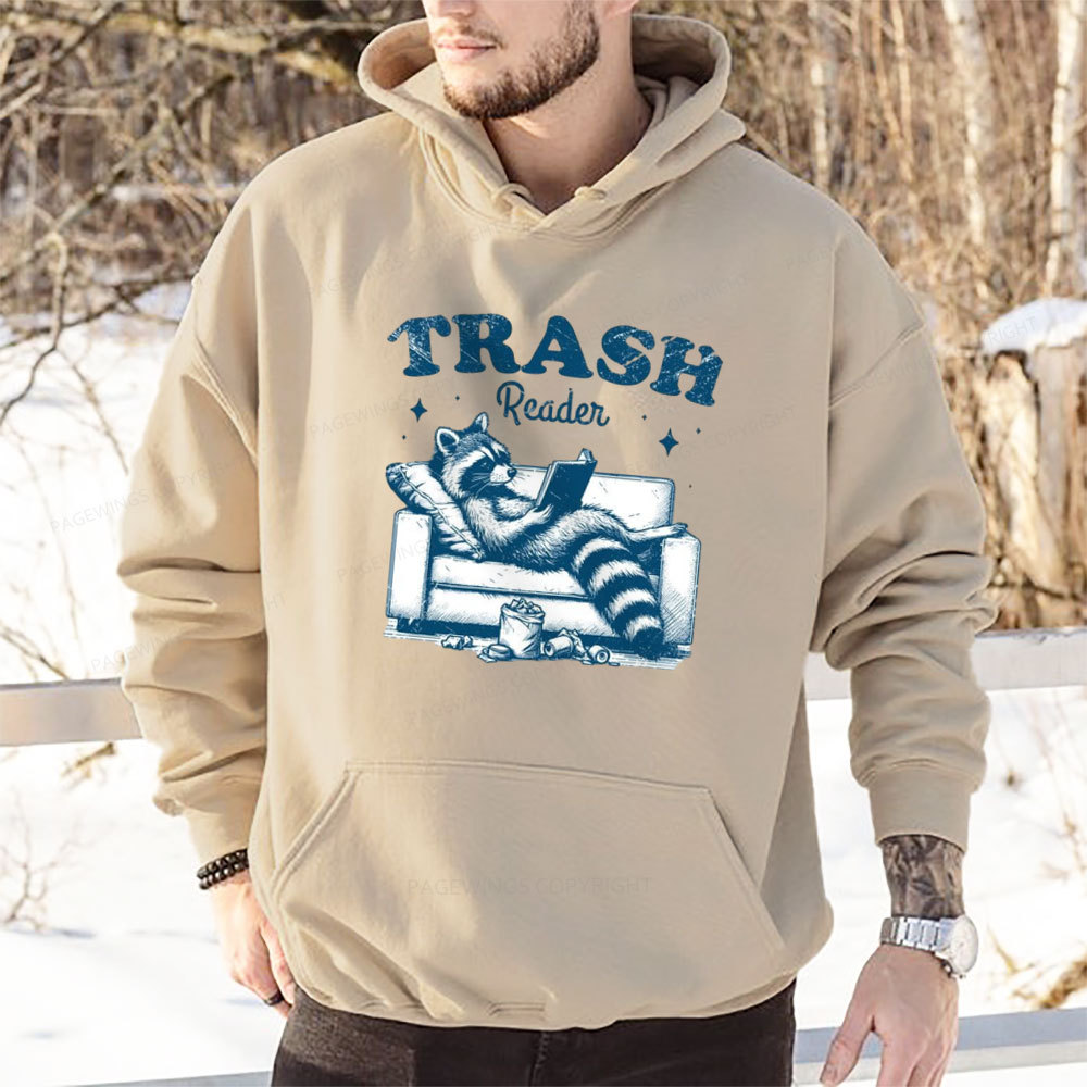 Pagewings Trash Reader Unisex Classic Hoodie