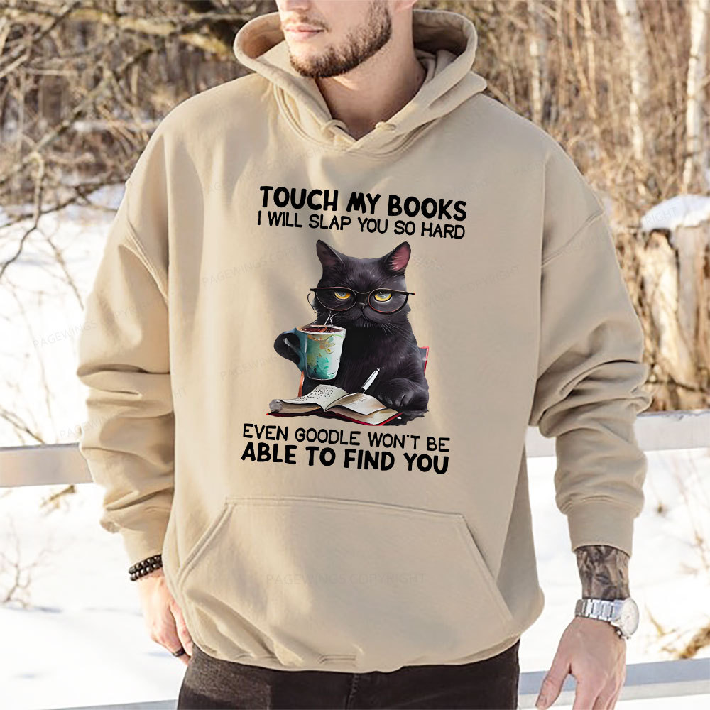 Pagewings Touch My Books I Will Slap You So Hard Unisex Classic Hoodie