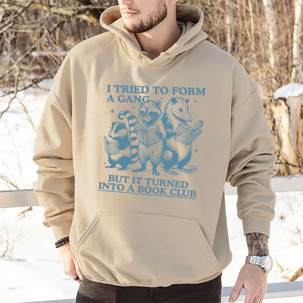 Pagewings A Gang Turn Into A Book Club Unisex Classic Hoodie