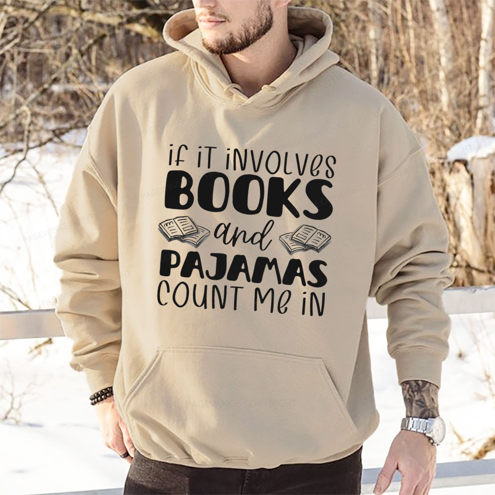 Pagewings Books And Pajamas Unisex Classic Hoodie