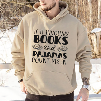 Pagewings Books And Pajamas Unisex Classic Hoodie
