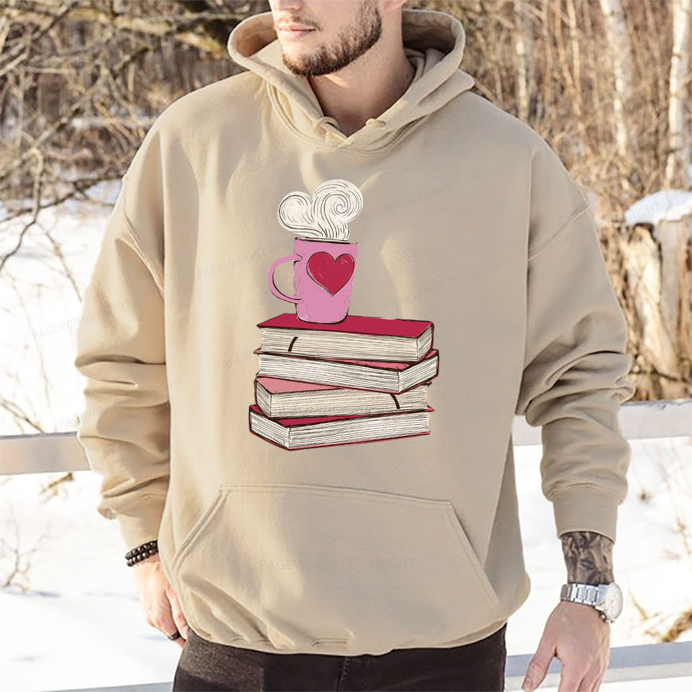 Pagewing Valentine's Day Gift for the Book Lover Unisex Classic Hoodie