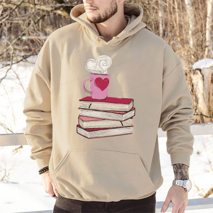 Pagewing Valentine's Day Gift for the Book Lover Unisex Classic Hoodie
