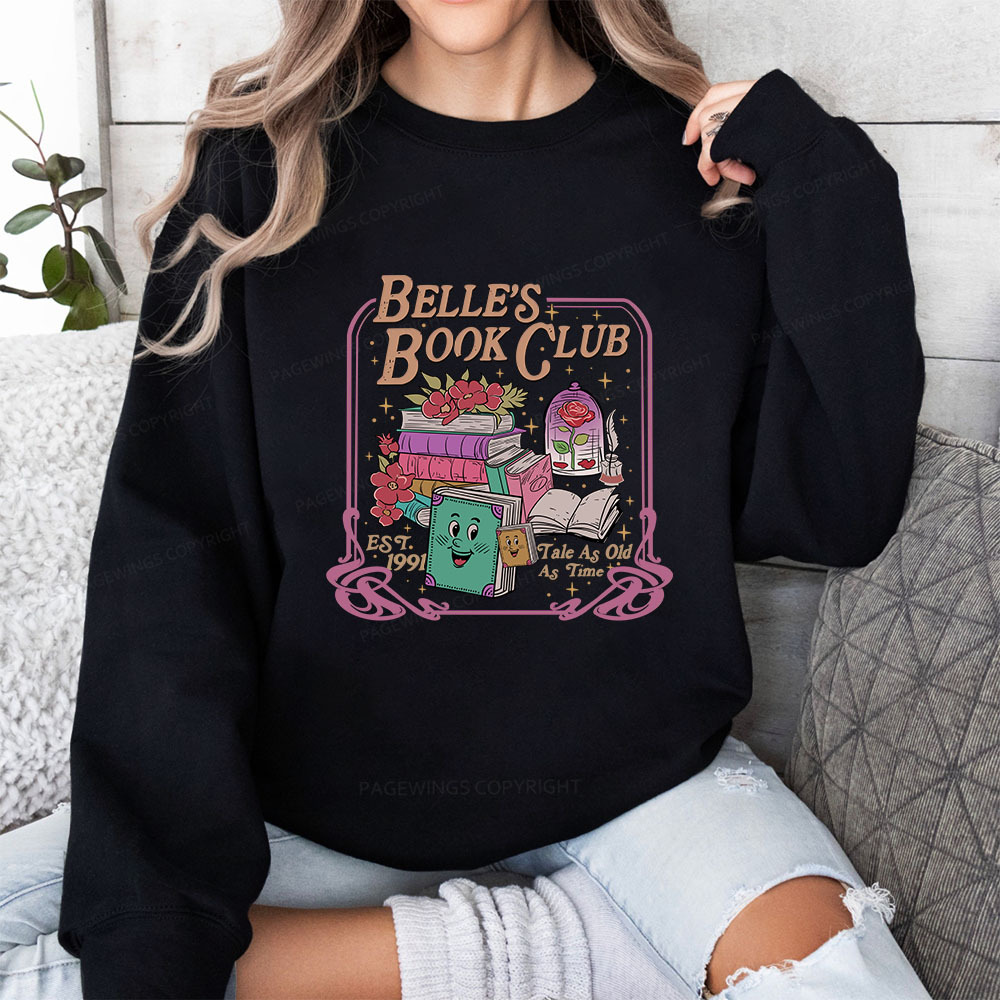 Pagewings Belle's Book Club Unisex Classic Sweatshirt