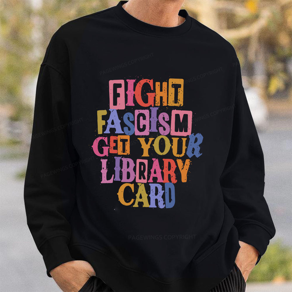 Pagewings Get Your Library Card Unisex Classic Sweatshirt