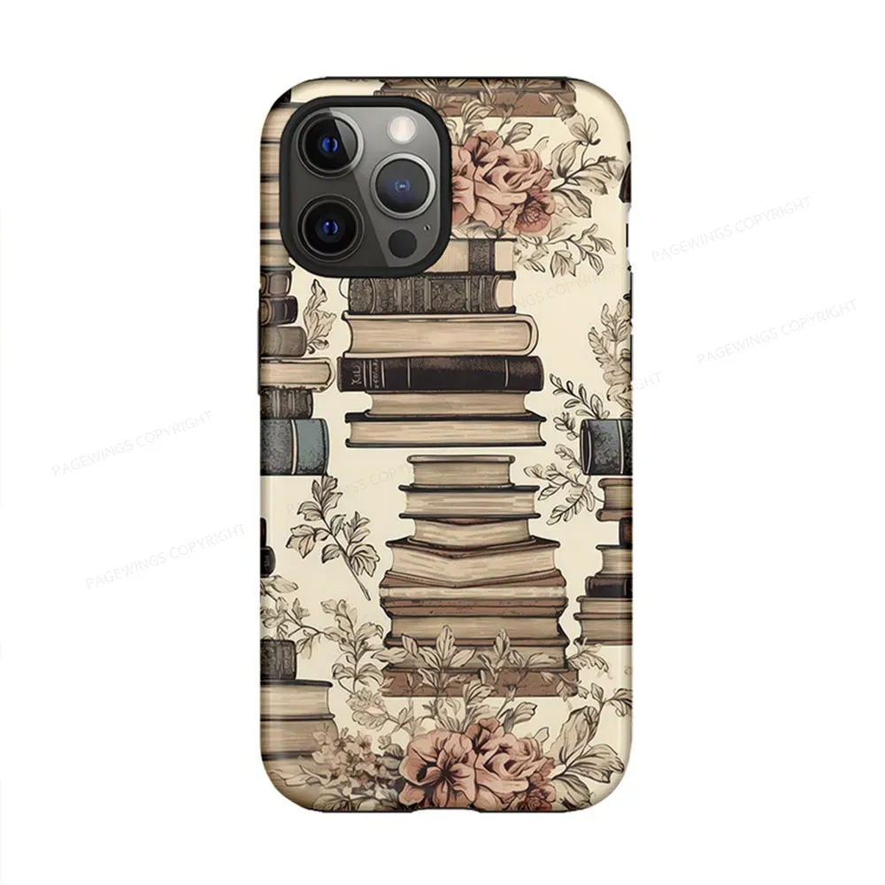 Pagewings Read Books Be Kind Stay Weird Phone Case