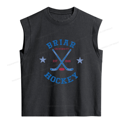 Pagewings Hockey Romance Women's Washed Tank Top