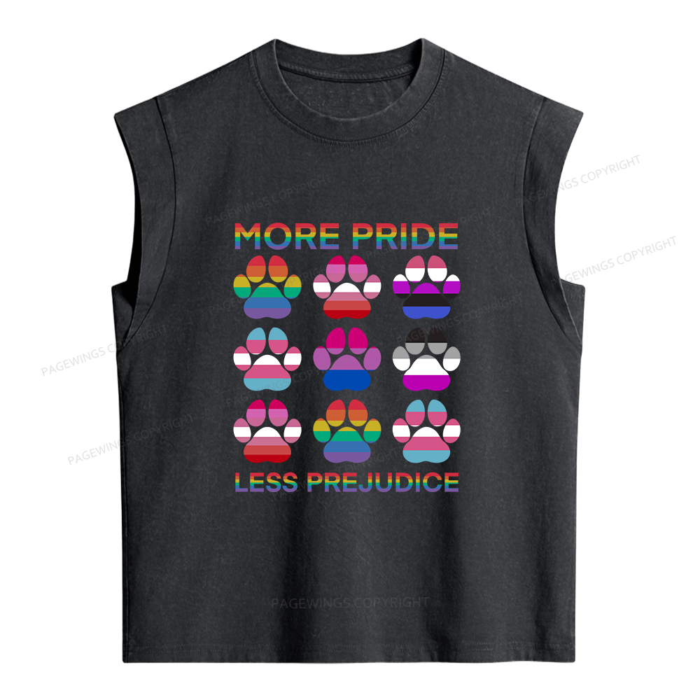 Pagewings Pride Paw Women's Washed Tank Top