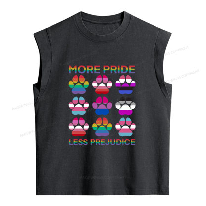 Pagewings Pride Paw Women's Washed Tank Top
