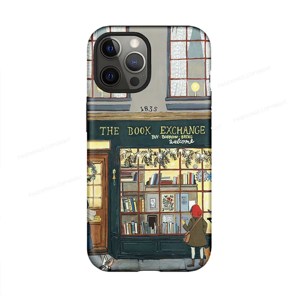 Pagewings The Book Exchange Phone Case