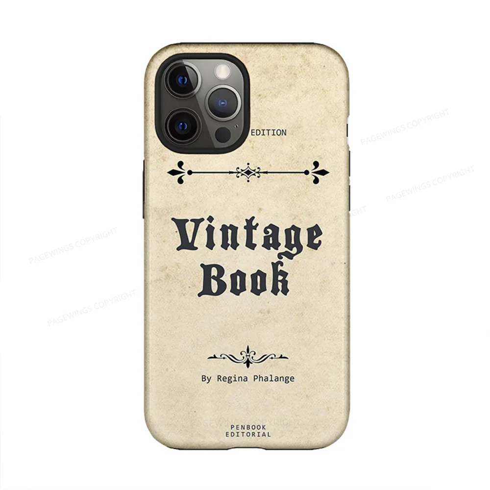 Pagewings Vintage Book Phone Case