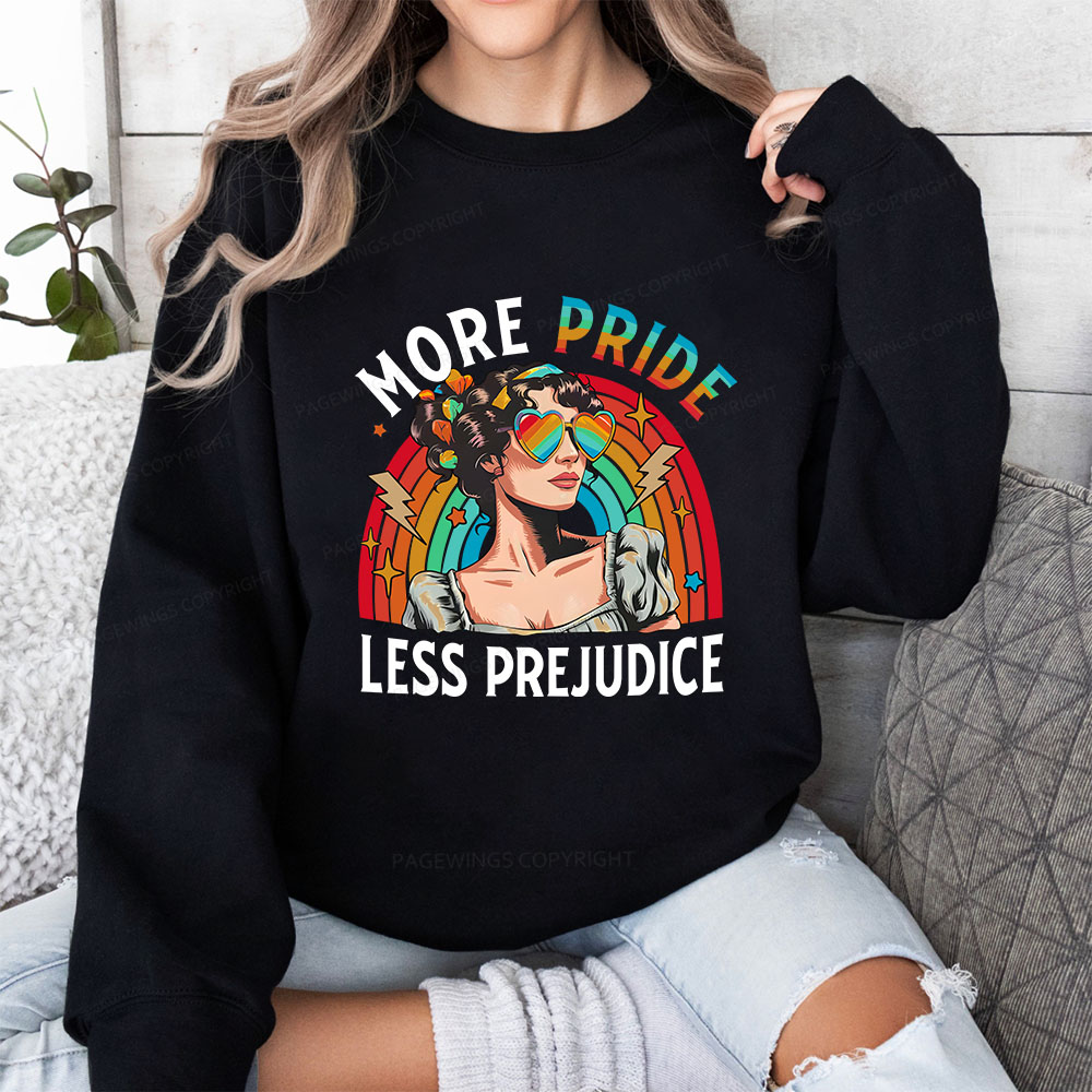 Pagewings More Pride Less Prejudice Unisex Classic Sweatshirt