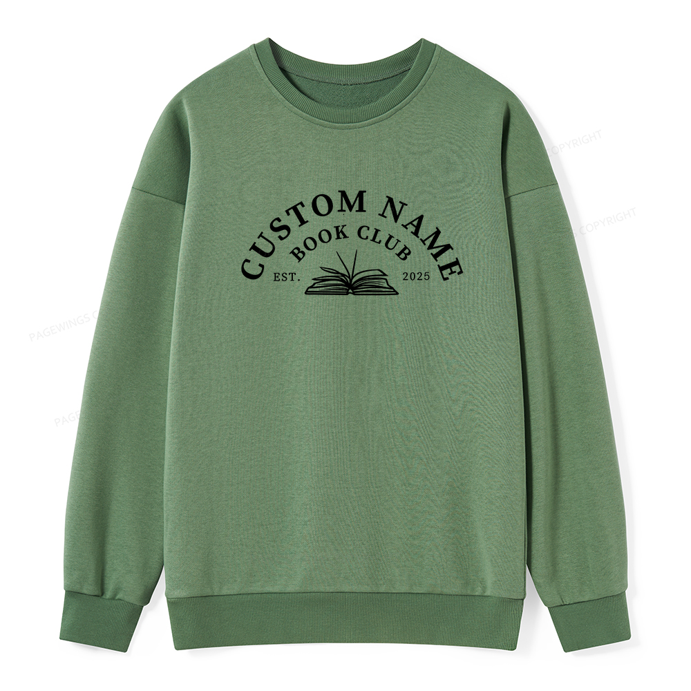 Pagewings Personalized Custom Book Club Unisex Classic Sweatshirt