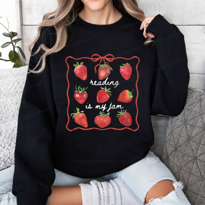 Pagewings Reading Is My Jam Unisex Classic Sweatshirt