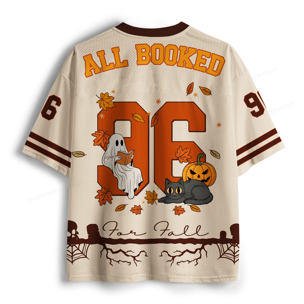 Pagewings All Booked Unisex Mesh Jersey