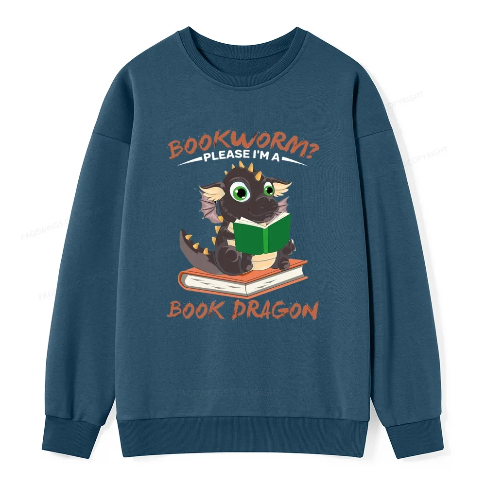 Pagewings Book Dragon Unisex Classic Sweatshirt