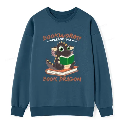 Pagewings Book Dragon Unisex Classic Sweatshirt