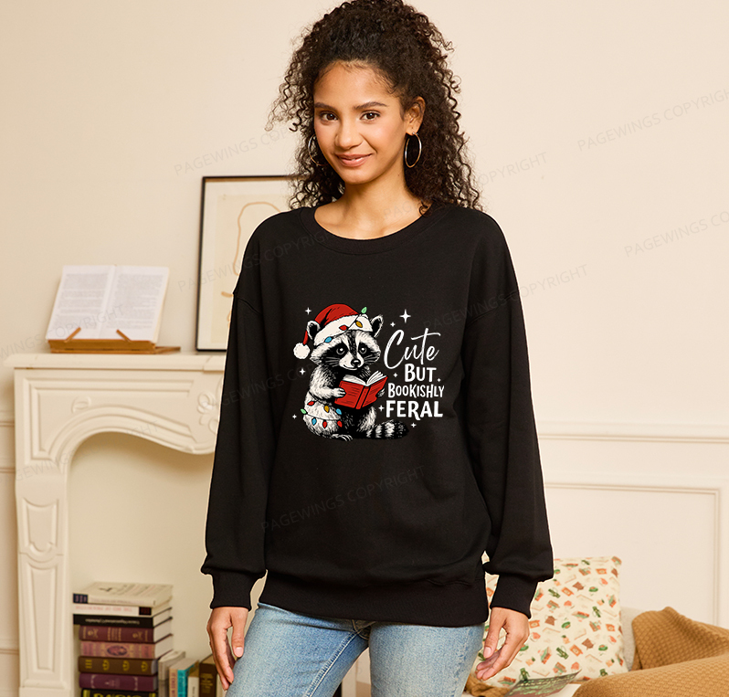 Pagewings Cute But Feral Unisex Classic Sweatshirt