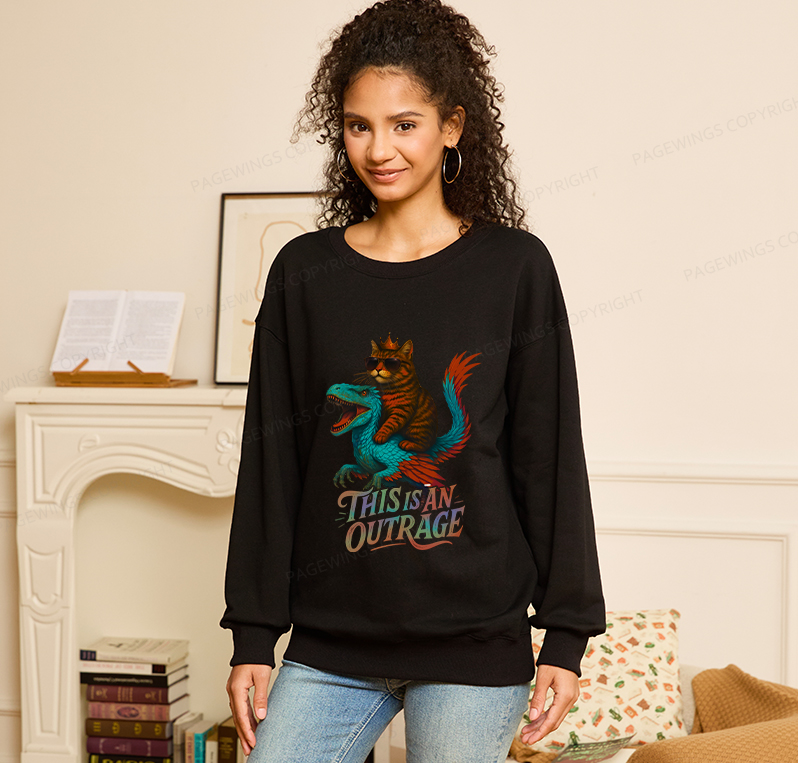 Pagewings Vintage Book Lover Princess Unisex Classic Sweatshirt