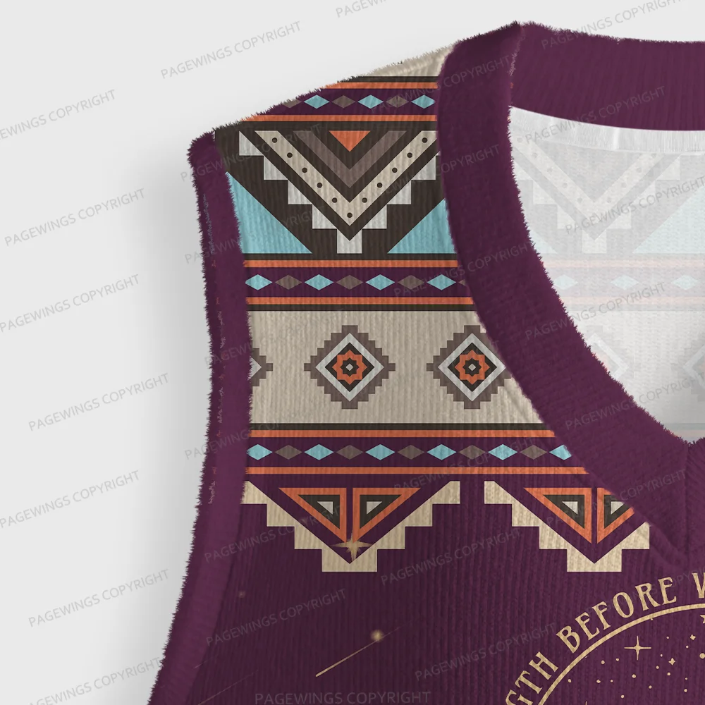 Pagewings Urithiru City Of Radiance Unisex V-Neck Ugly Knit Vest