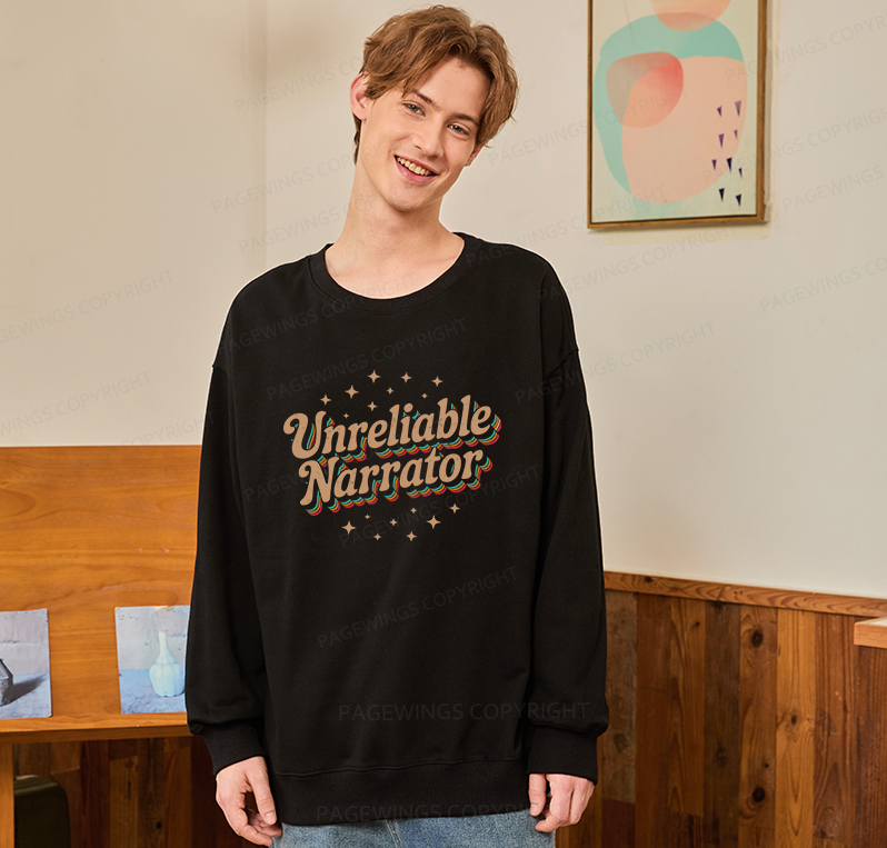 Pagewings Unreliable Narrator Unisex Classic Sweatshirt