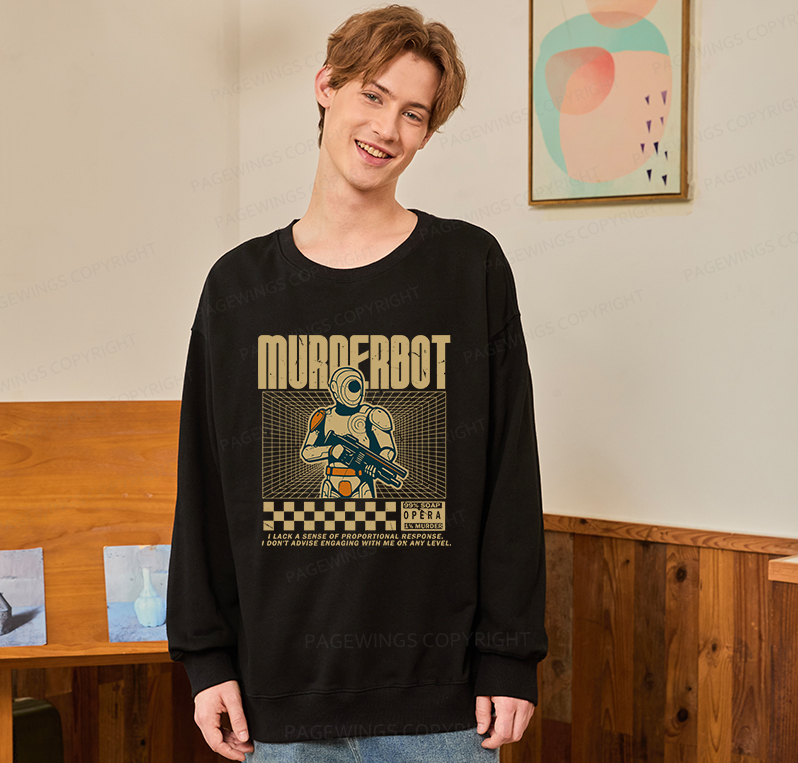 Pagewings Sci-Fiction Robot Hobby Unisex Classic Sweatshirt