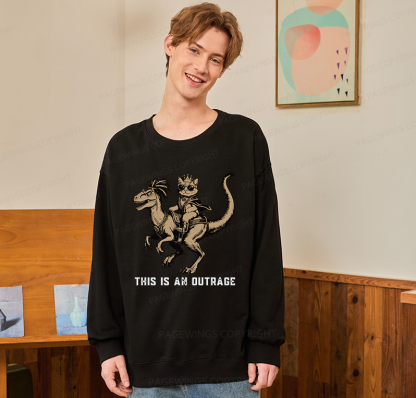 Pagewings Fantasy Book Reader Unisex Classic Sweatshirt