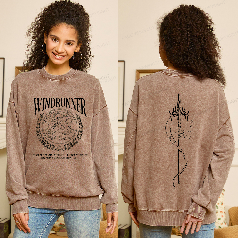 Pagewings Windrunner Unisex Washed Sweatshirt