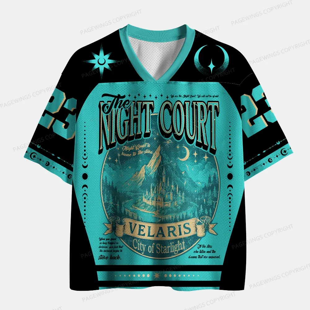Pagewings The Night Court Unisex Mesh Jersey
