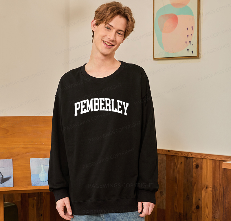 Pagewings Pride and Prejudice Pemberley Bookworm Unisex Classic Sweatshirt