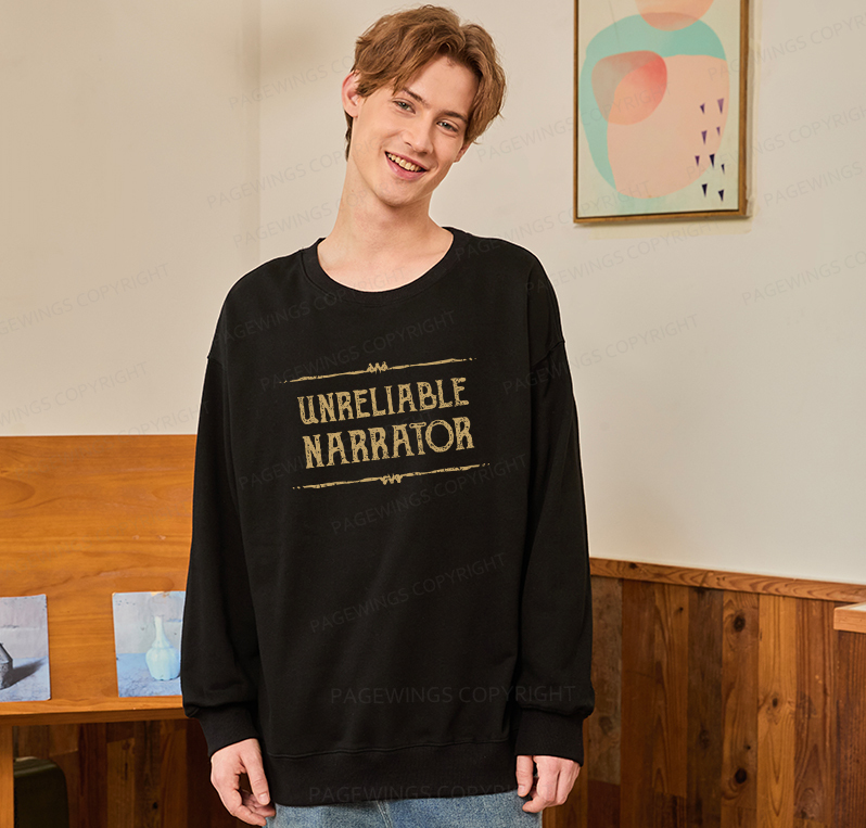 Pagewings Unreliable Narrator Unisex Classic Sweatshirt