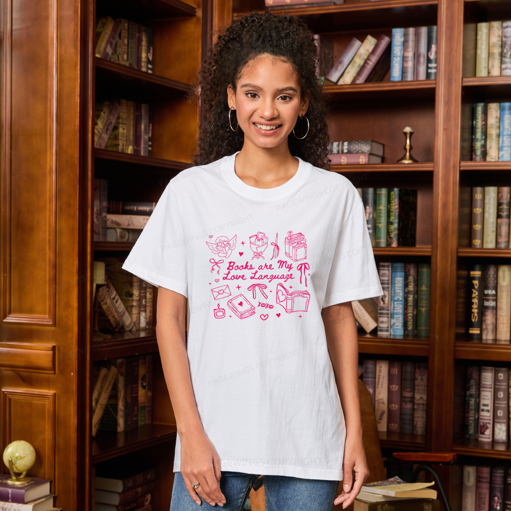 Pagewings Books Are My Love Language Unisex Classic T-shirt