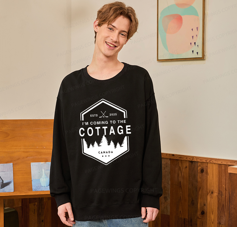 Pagewings Coming To The Cottage Classic Sweatshirt