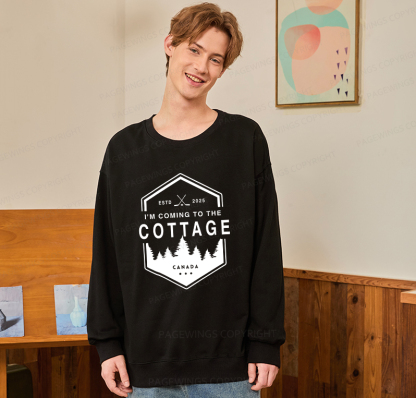 Pagewings Coming To The Cottage Classic Sweatshirt