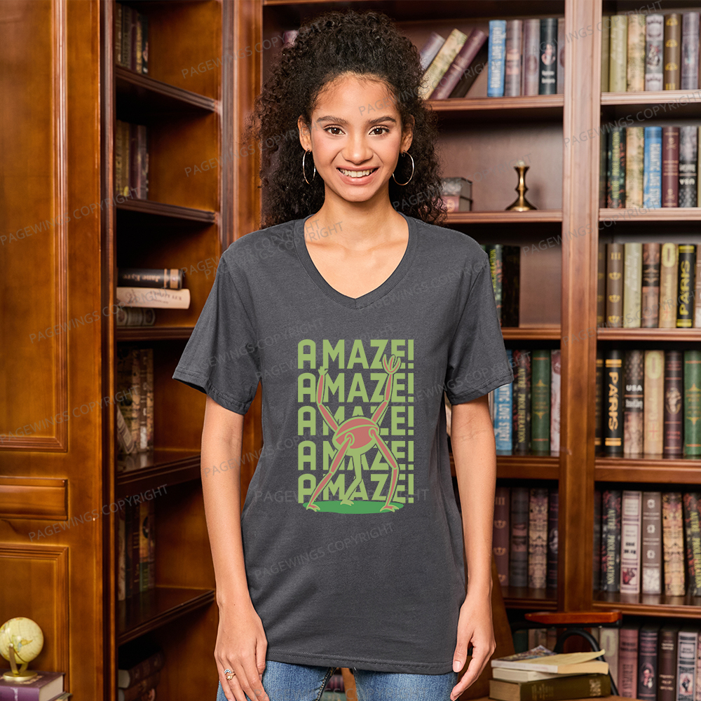 Pagewings Rocky Amaze V-neck T-shirt