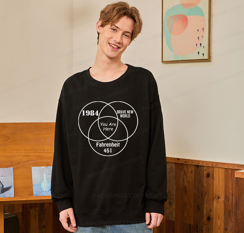 Pagewings I'm With The Banned Unisex Classic Sweatshirt