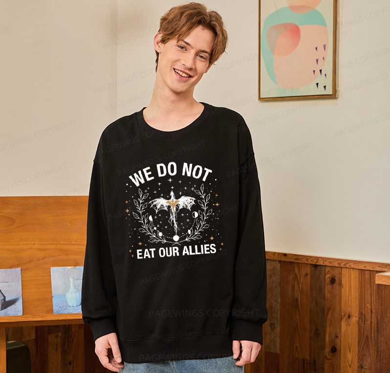 Pagewings We Do Not Eat Our Allies Unisex Classic Sweatshirt
