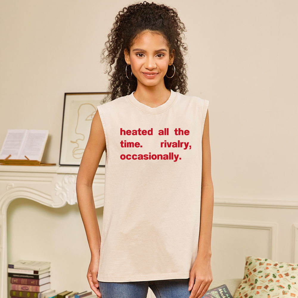 Pagewings The Time Rivalry Occasionally Unisex Washed Tank Top