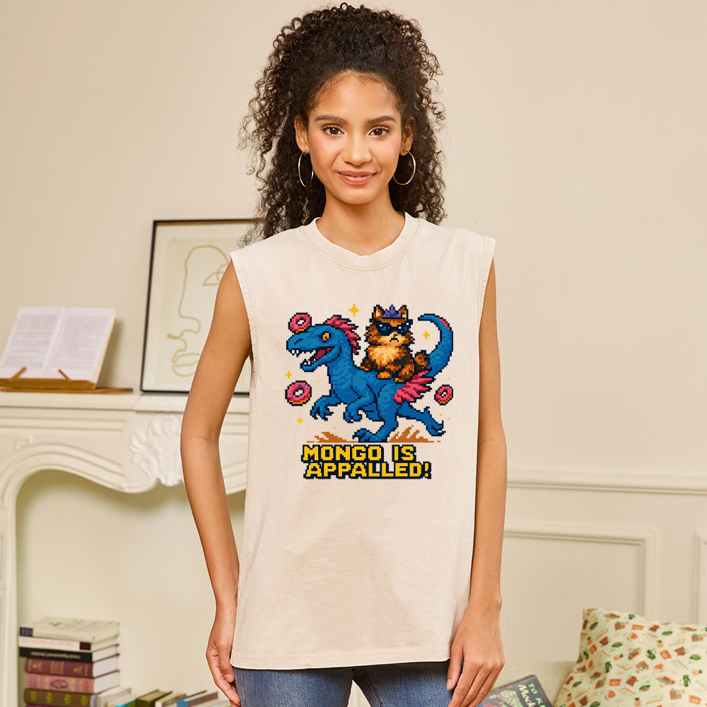 Pagewings Mongo Is Appalled Washed Tank Top