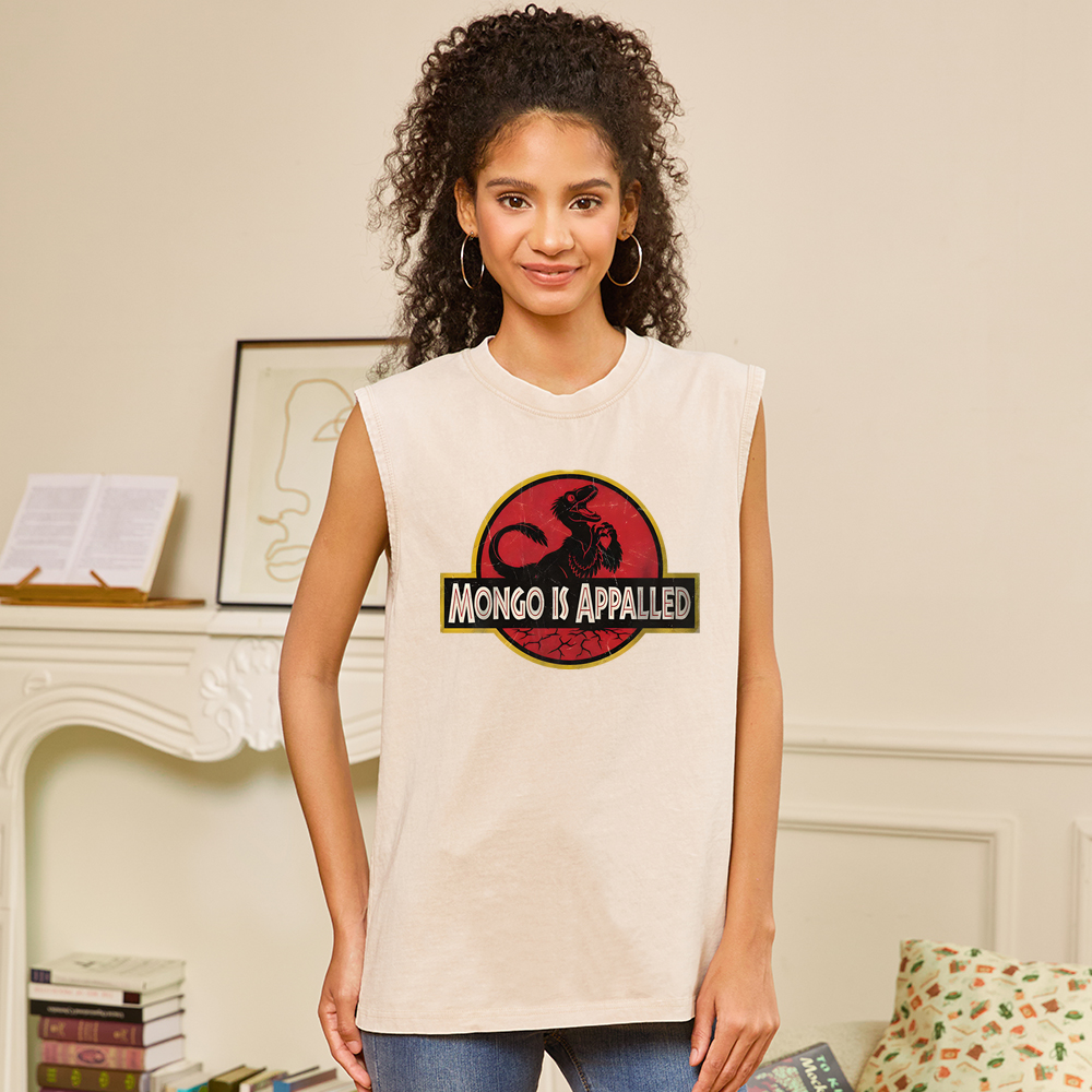 Pagewings Mongo Is Appalled Unisex Washed Tank Top