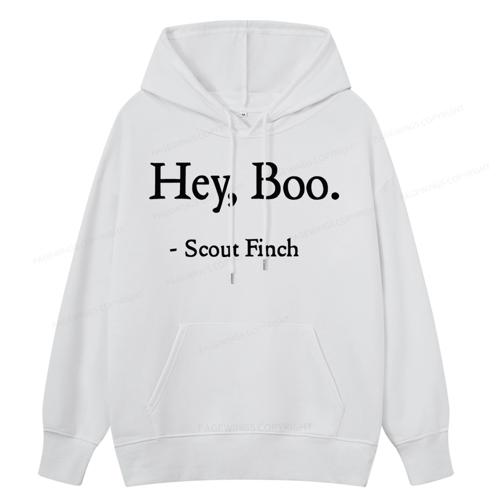 Pagewings HEY BOO Unise Classic Hoodie