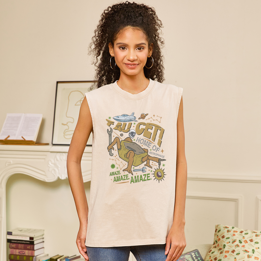 Pagewings Rocky Bookish Unisex Washed Tank Top