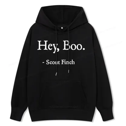Pagewings HEY BOO Unise Classic Hoodie