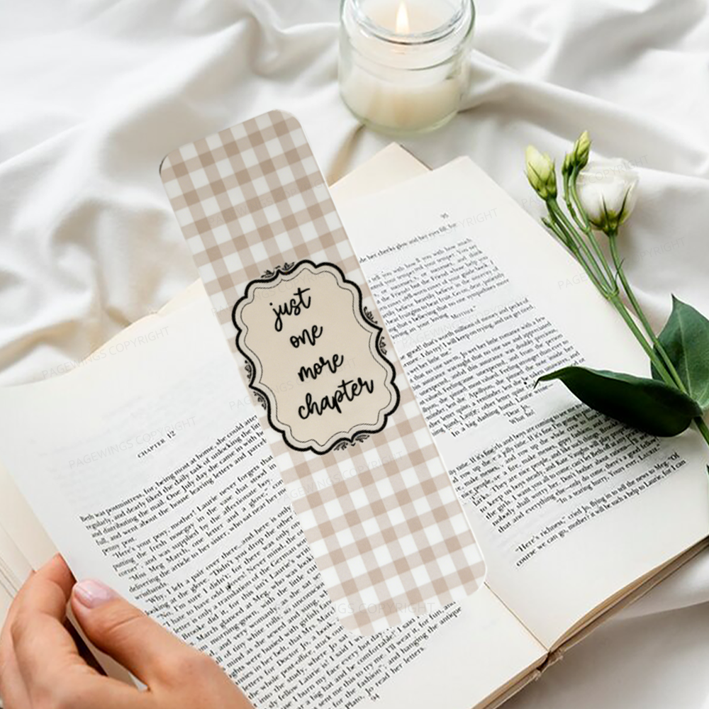 Pagewings Just One More Chapter Bookmark